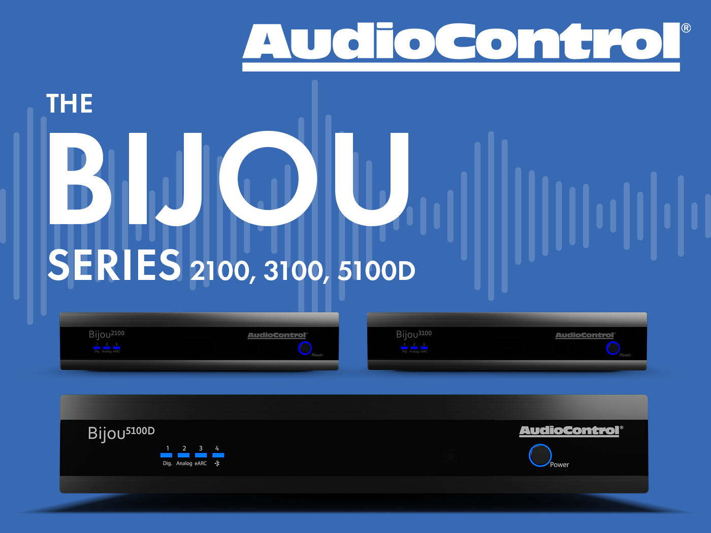 AudioControl Introduces the Bijou Series Ultra-High-Performance Integrated eARC Amplifiers